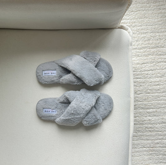 L.A SLIPPERS GREY