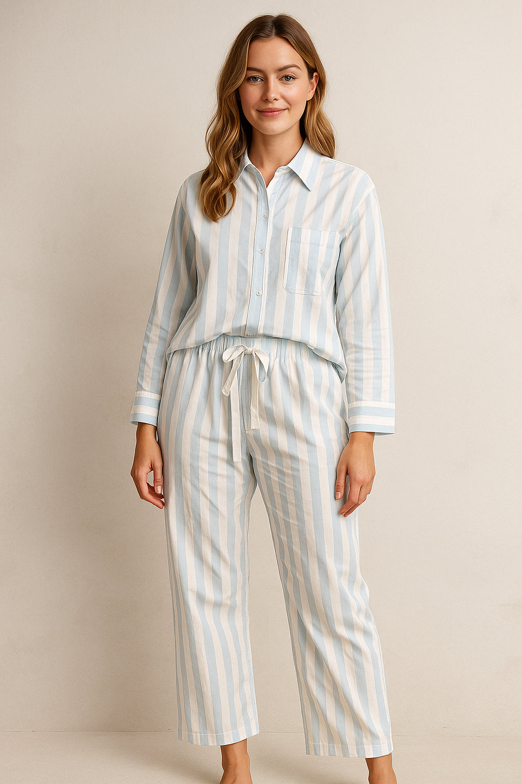 LOLA BLUE COTTON PJS