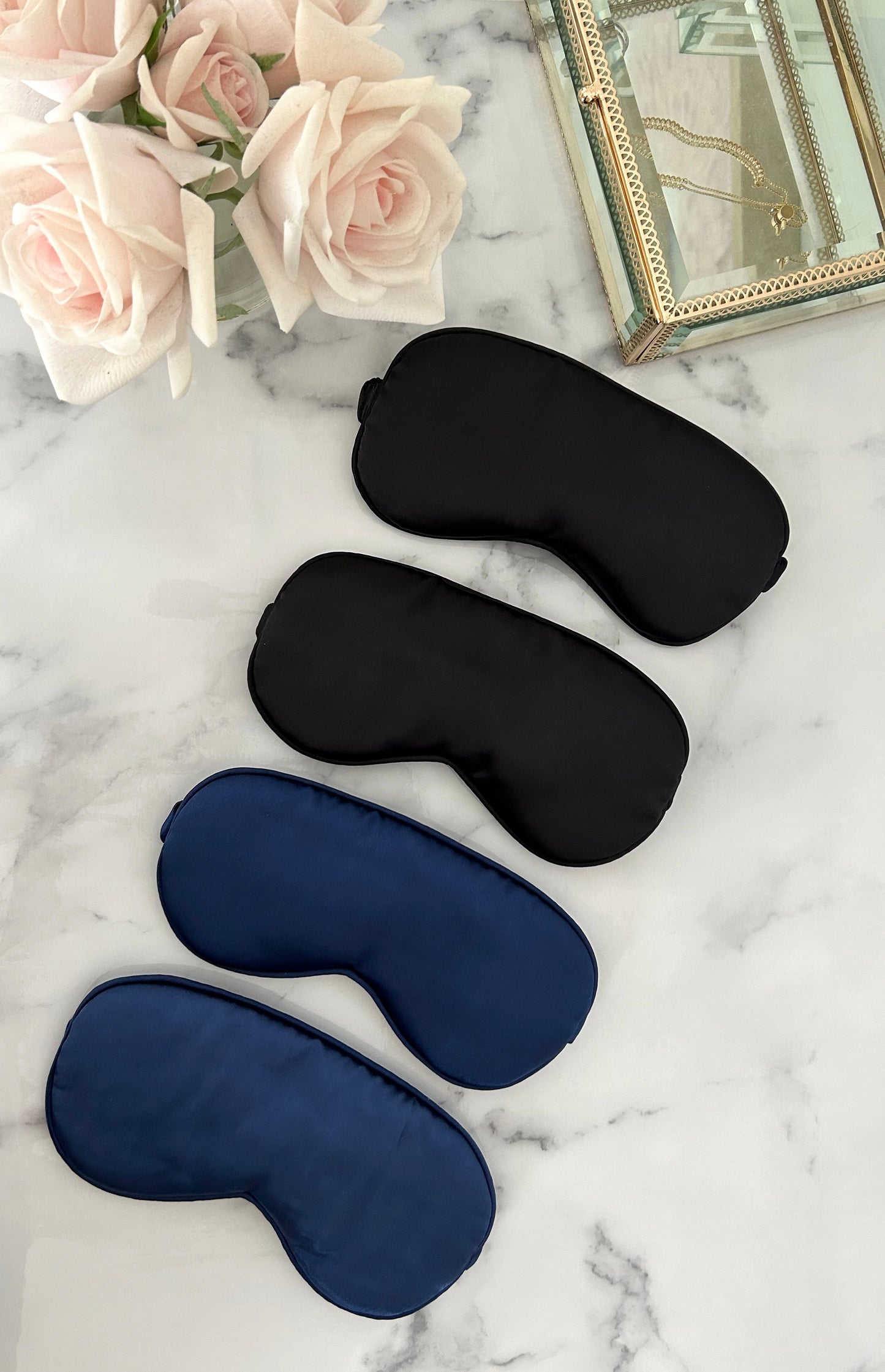 SLEEPING BEAUTY EYE MASK BLUE/BLACK