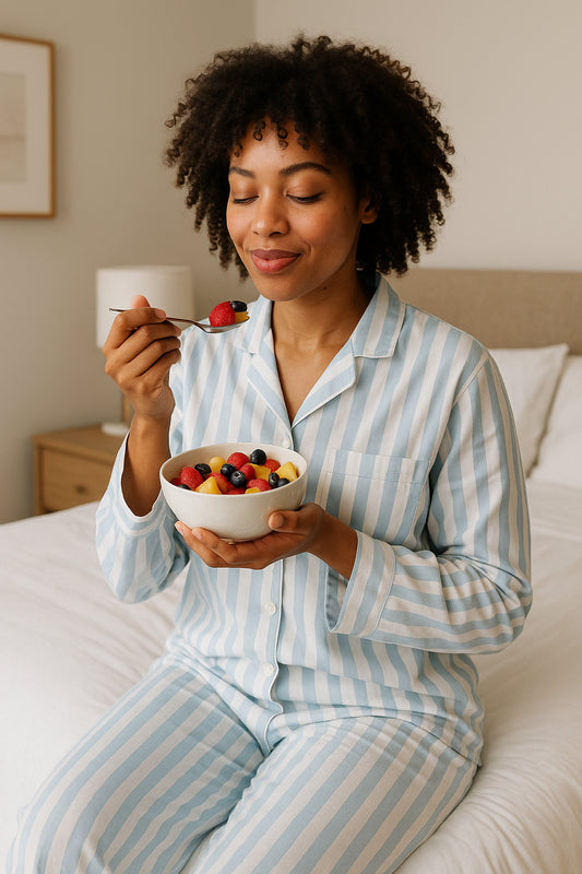 LOLA BLUE COTTON PJS