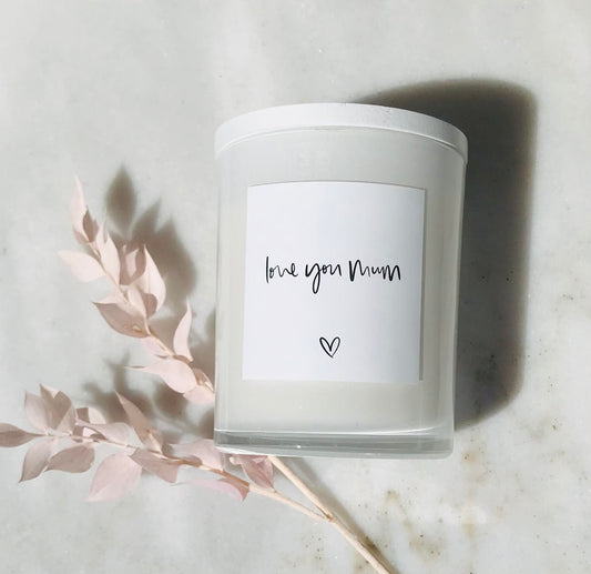 "LOVE YOU MUM" CANDLE