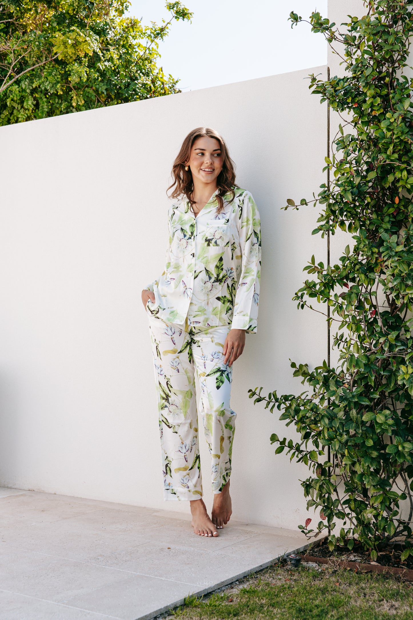 ST TROPEZ LUXURY SATIN PYJAMAS